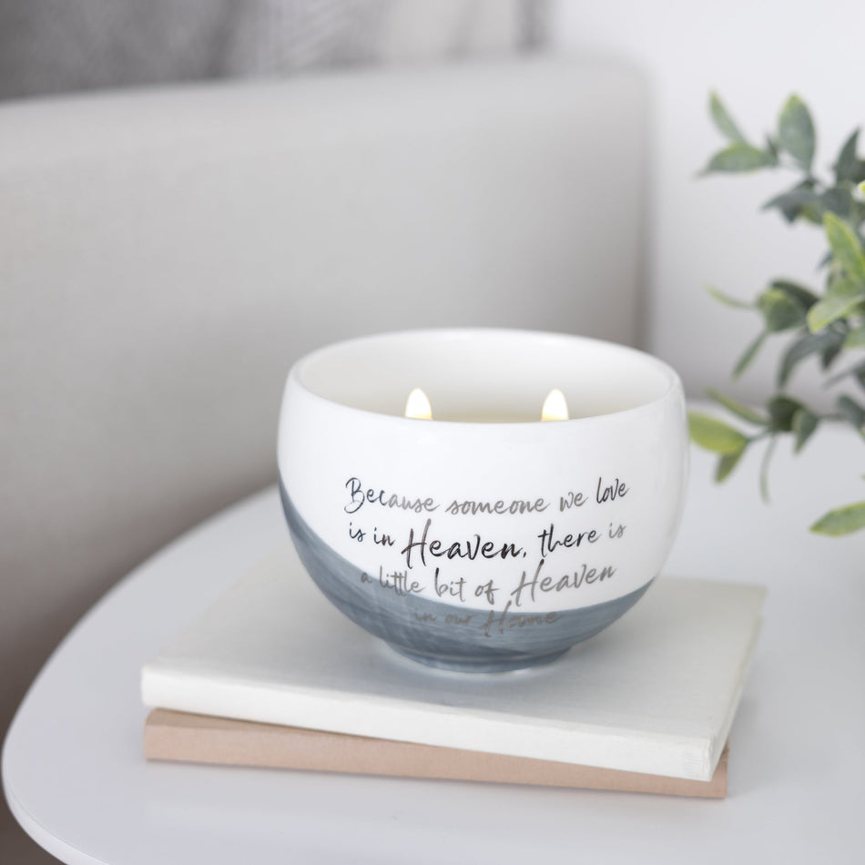 Heaven In Our Home 15 oz 100% Soy Wax Candle Scent: Tranquility by Anchor Christian Distributors, product view 2