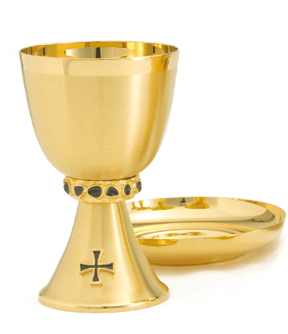 High Polish Chalice w/ Bowl Paten in 24k gold (Copy)
