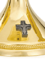 Chalice -Gold -Silver-Ox Cross w/ Bowl Paten