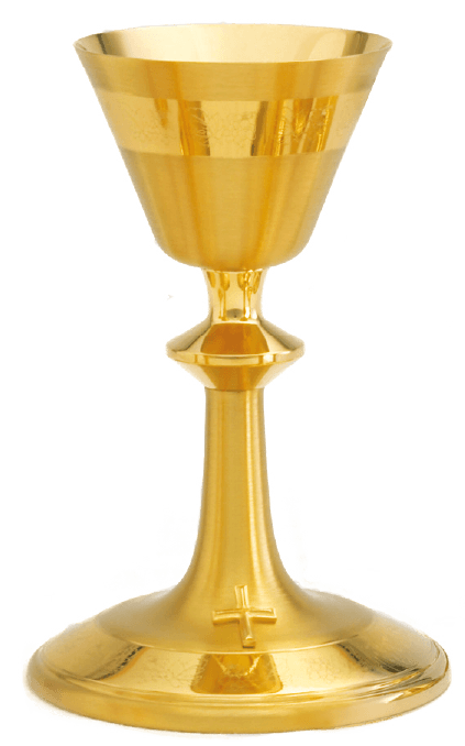 Chalice w/ Scale Paten, Engraved Design