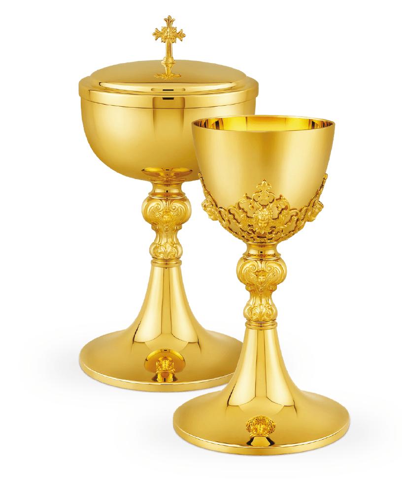 Chalice and Paten - Stunning Gold