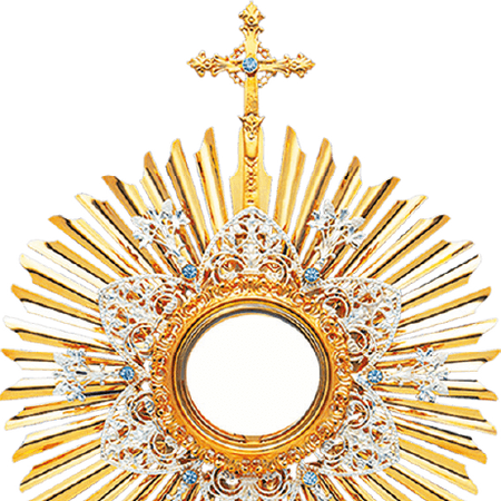 Marian Monstrance - 24k Gold Plated by Alviti, product view 2
