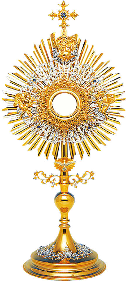 The Trinity Monstrance - Gold Plated