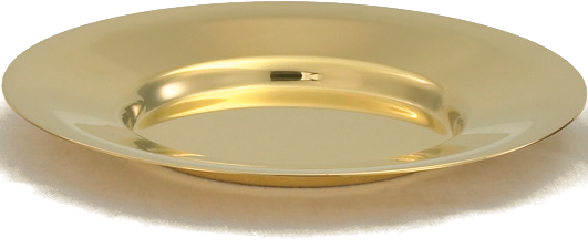 Well Paten | 6 ¾″ Diameter | Holds 25 Hosts | Altar Communion Paten