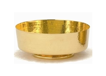 Communion Bowl | Gold Plated | Hammered Texture | 500 Host – CFaithS