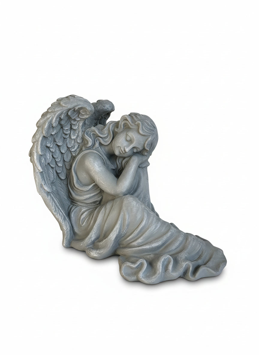 15" Peaceful Angel of Rest – Guardian of Comfort