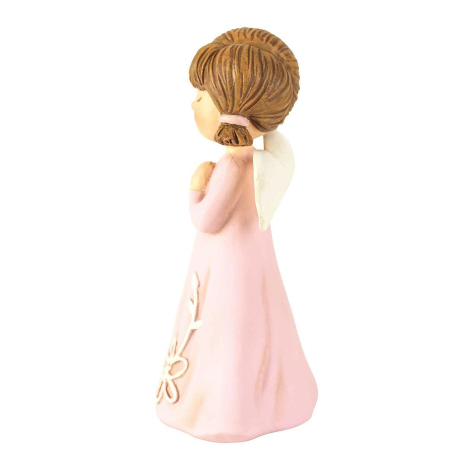 Angel Figurine Pink Praying Hands Resin by Dicksons, product view 2