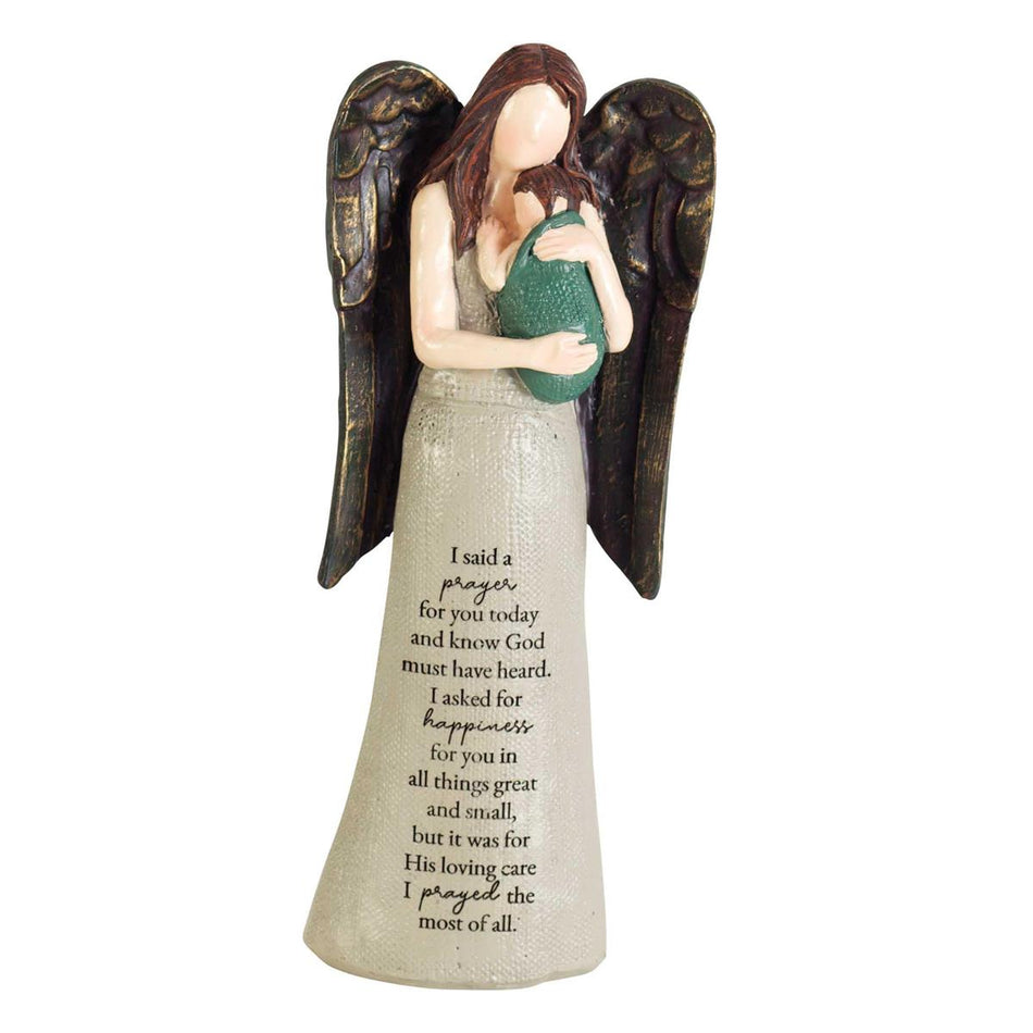Said A Prayer for You Neutral Brown 8 inch Resin Tabletop Figurine by Dicksons