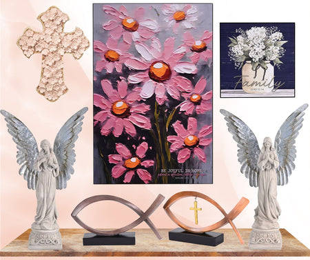 Angel Figurine Cross Detachable Wings by Dicksons, product view 5
