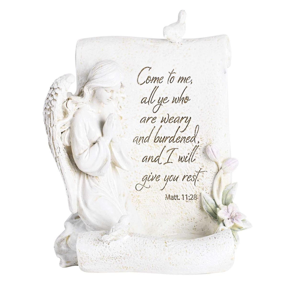 Angel Tealight Come To Me Matt. 11:28 by Dicksons