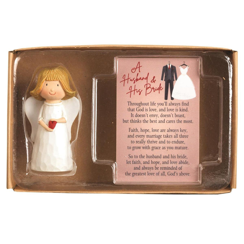 Angel Heart/crd A Husband & His Bride Resin by Dicksons
