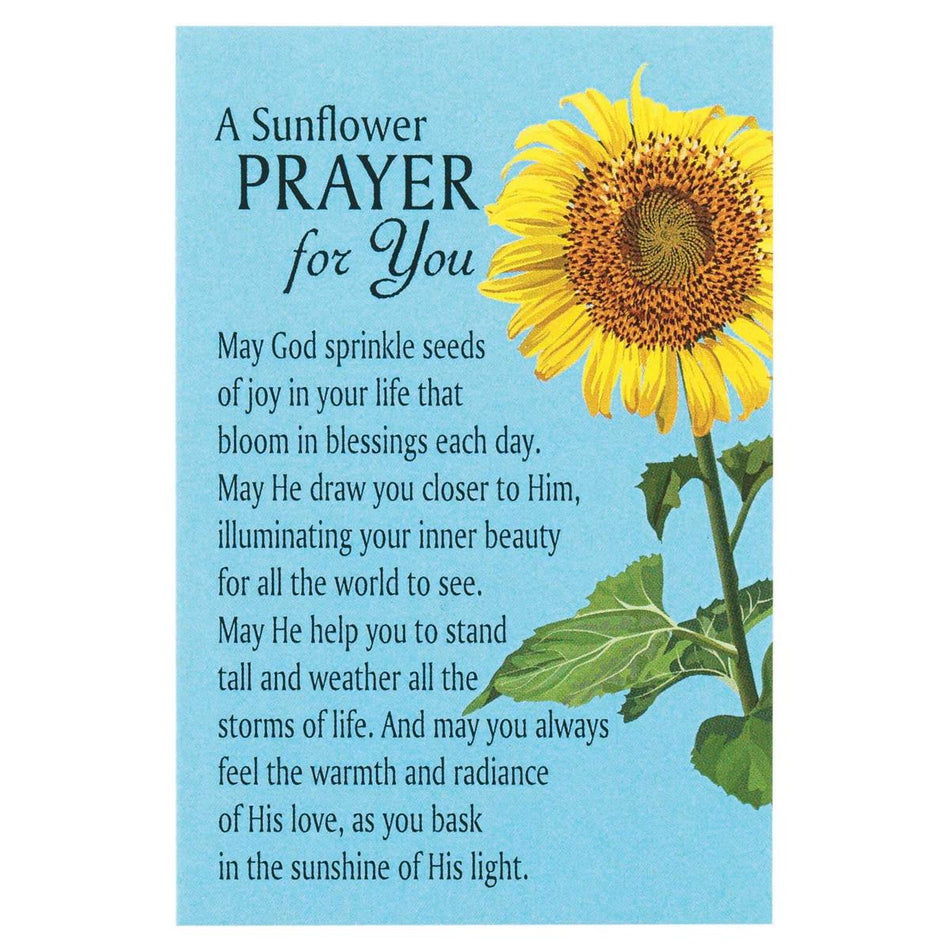 Sunflower Yellow Prayer For You Angel 2.5 inch Resin Decorative Tabletop by Dicksons, product view 2