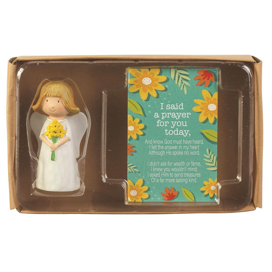Angel Figurine Card I Said A Prayer You by Dicksons