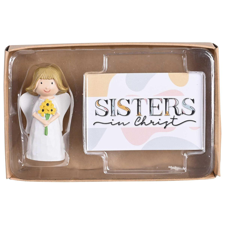 Angel Figurine Sisters In Christ by Dicksons