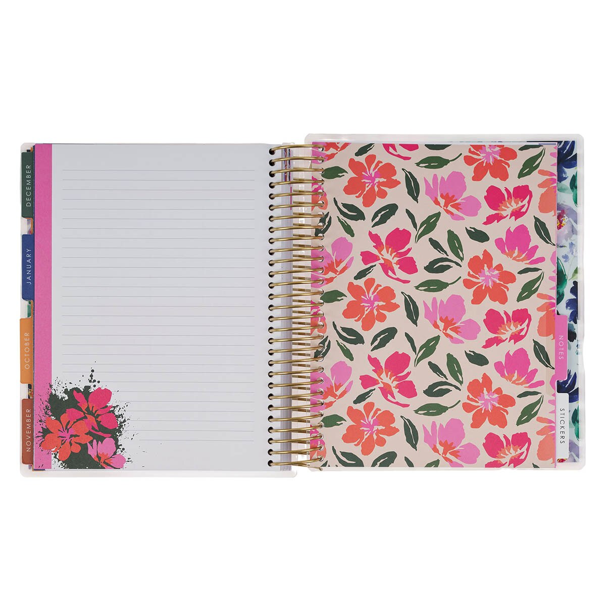 2027 Thankful Grateful Blessed 18-Month Spiral Planner with Elastic Closure by Christian Art Gifts, product view 8