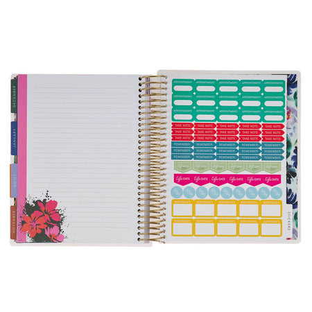 2027 Thankful Grateful Blessed 18-Month Spiral Planner with Elastic Closure by Christian Art Gifts, product view 10