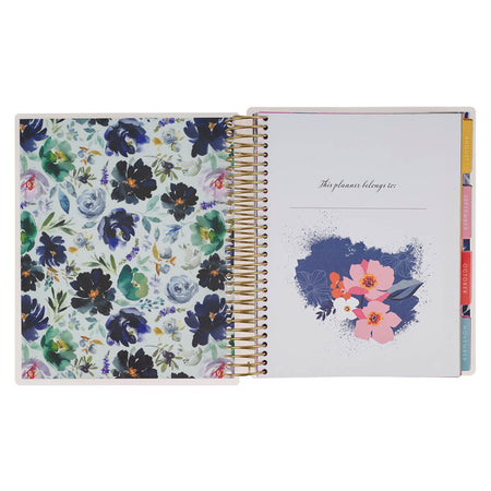 2027 Thankful Grateful Blessed 18-Month Spiral Planner with Elastic Closure by Christian Art Gifts, product view 3