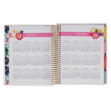 2027 Thankful Grateful Blessed 18-Month Spiral Planner with Elastic Closure by Christian Art Gifts, product view 5