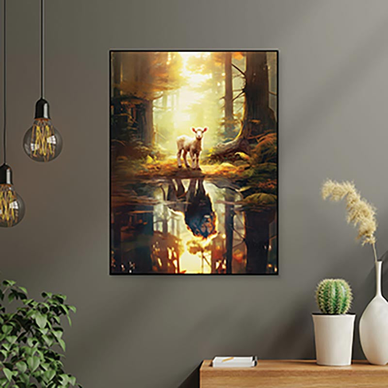 Art Print - Lamb & Lion