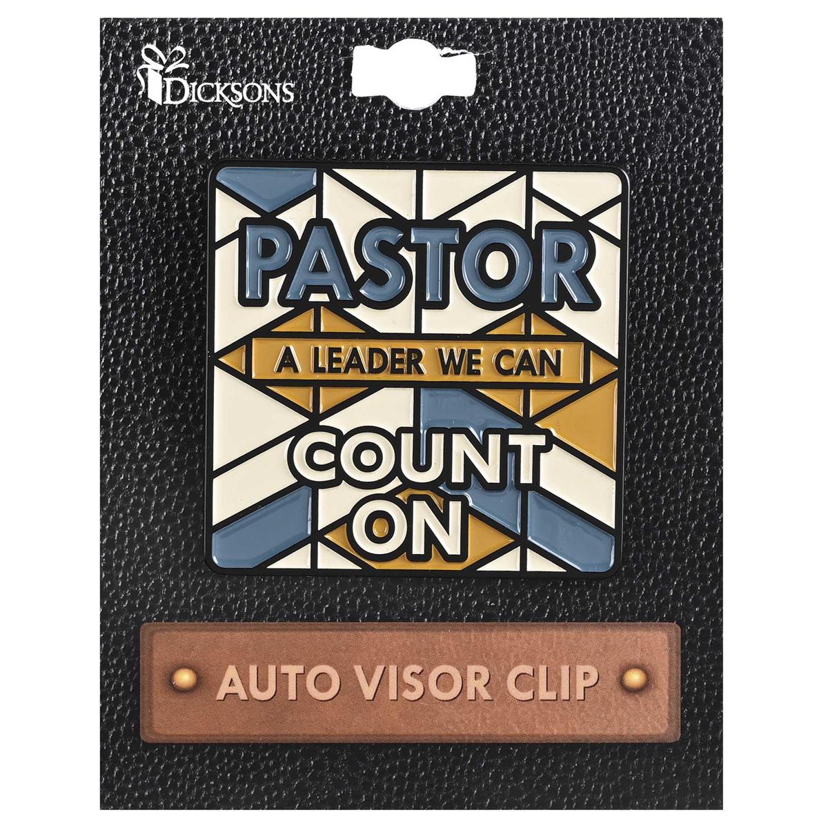 Visor Clip Pastor A Leader We Count On by Dicksons