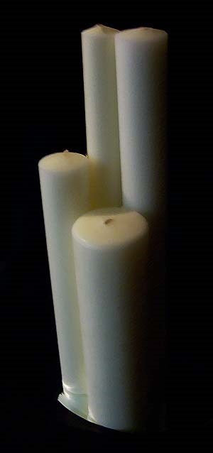 Emkay 51% Beeswax Table Altar Candles | 12 x 1-15/16 Inches | Box of 6