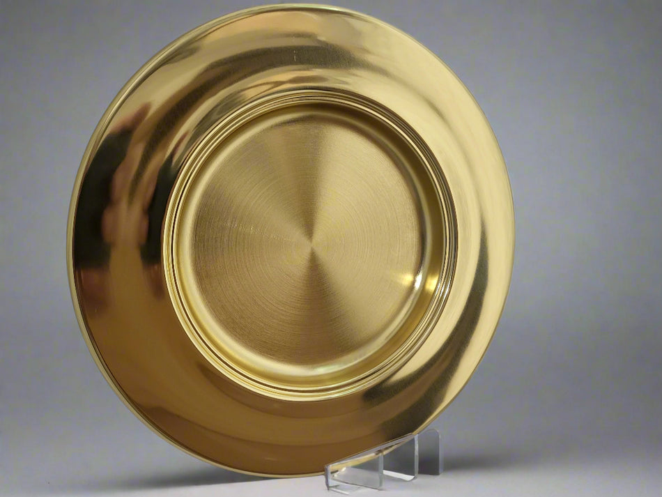 Bread Plate Brasstone Aluminum by Artistic