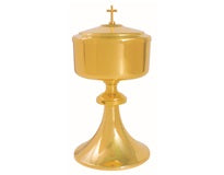 Gorgeous 24K gold plated Ciborium