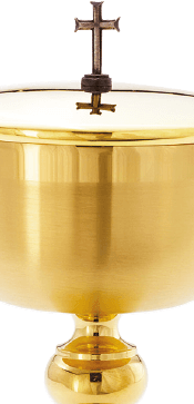 Gorgeous 24K gold plated Ciborium