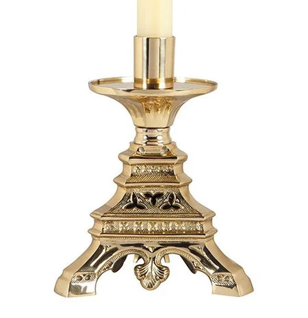 Versailles Short Altar Candlestick - 11" H by Christian Brands