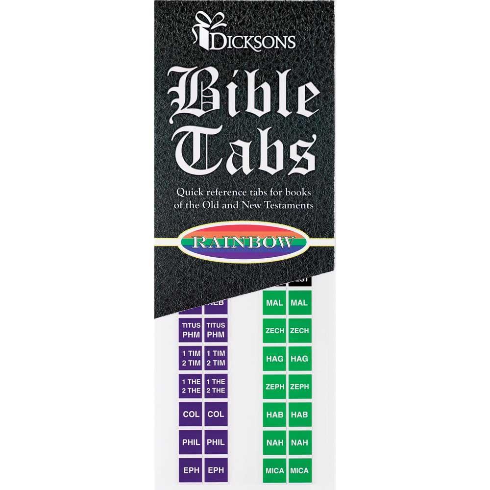 Bible Tabs Rainbow Ot/nt by Dicksons
