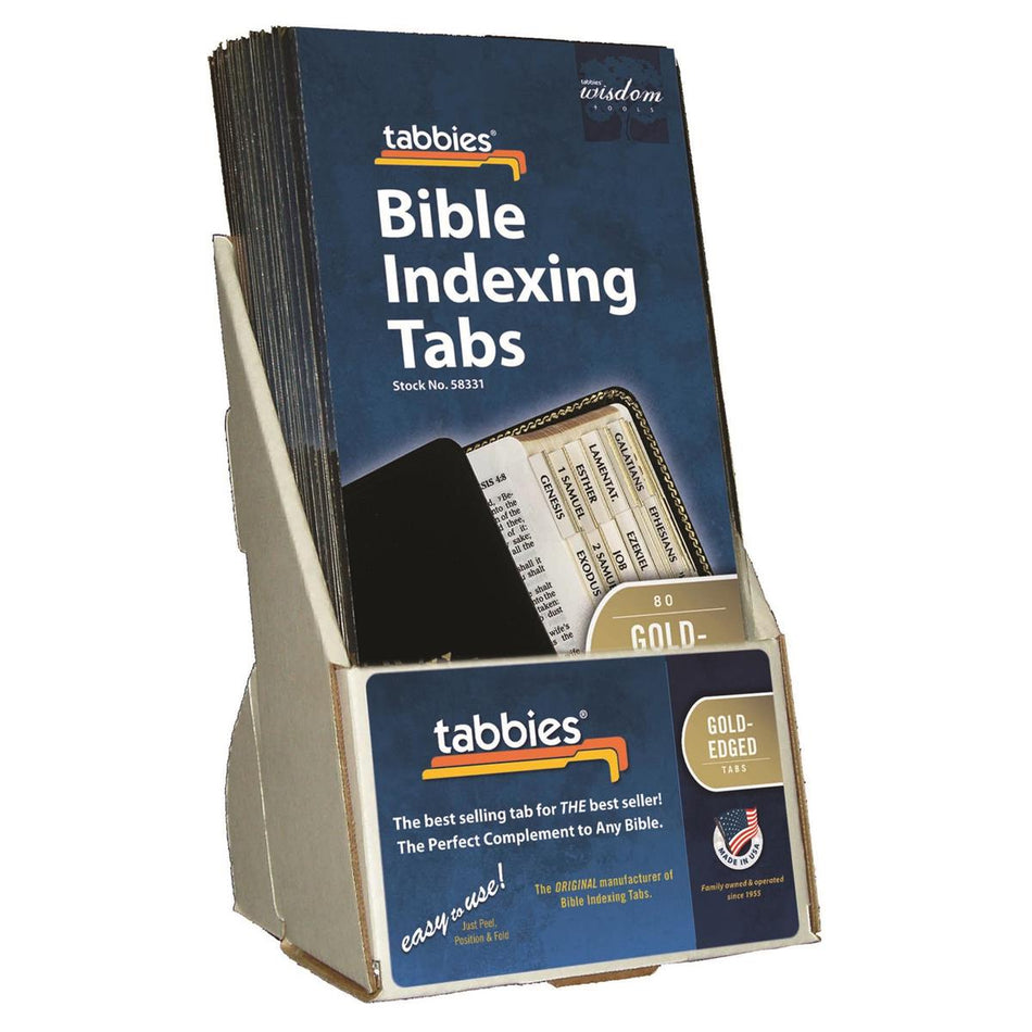 Gold Edged Bible Indexing Tabs by Dicksons, product view 2