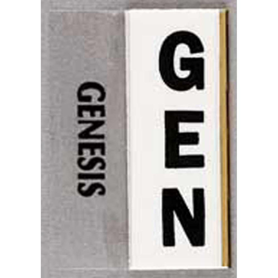 Bible Tabs Gold Edge Large Print 96 Piece Paper by Dicksons