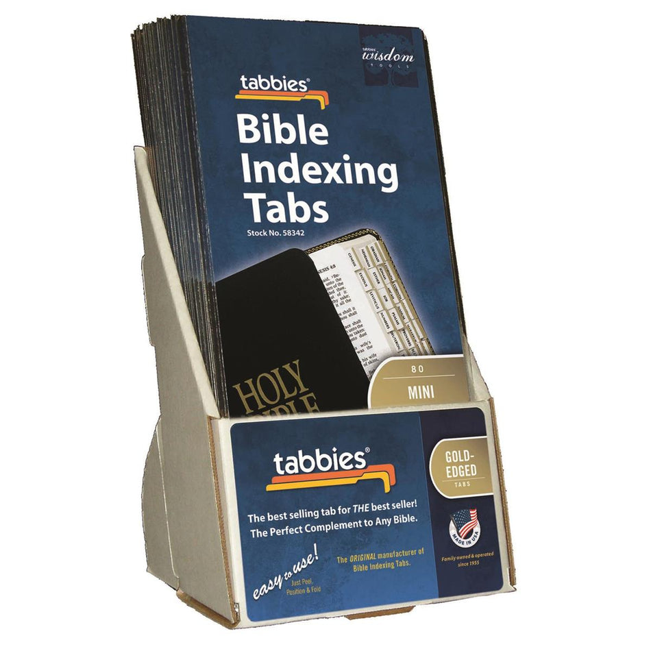 Bible Tabs Gold Edge Mini 80 Piece Paper by Dicksons, product view 2