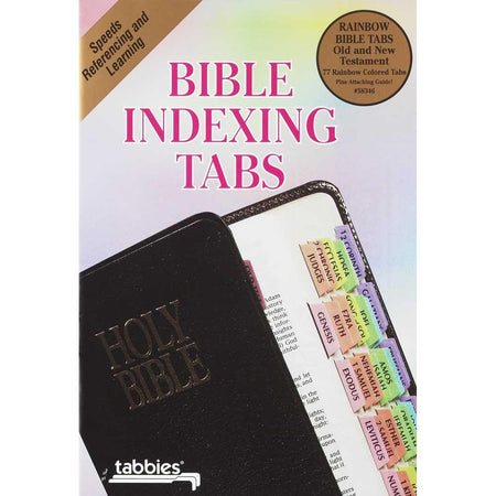 Rainbow Color Bible Indexing Tabs by Dicksons