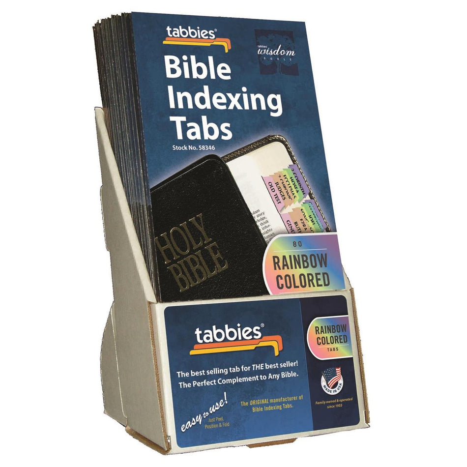 Rainbow Color Bible Indexing Tabs by Dicksons, product view 2