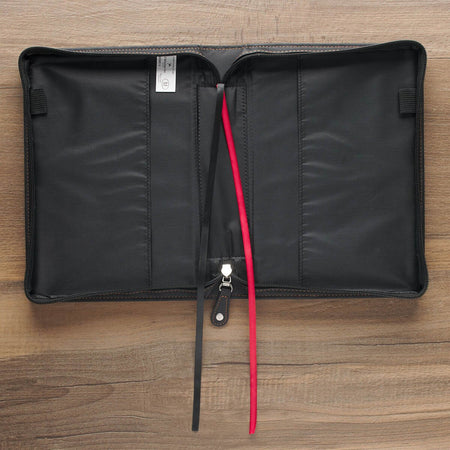 Be Strong Black Faux Leather Classic Bible Cover - Ephesians 6:10 (800160) by Christian Art Gifts, product view 2