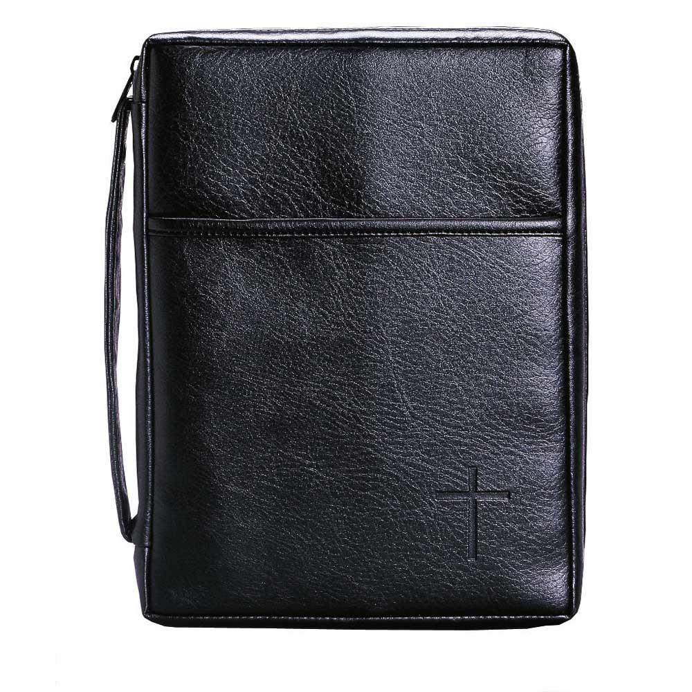 Large Black Cross Bible Cover by Dicksons