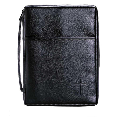 Large Black Cross Bible Cover by Dicksons