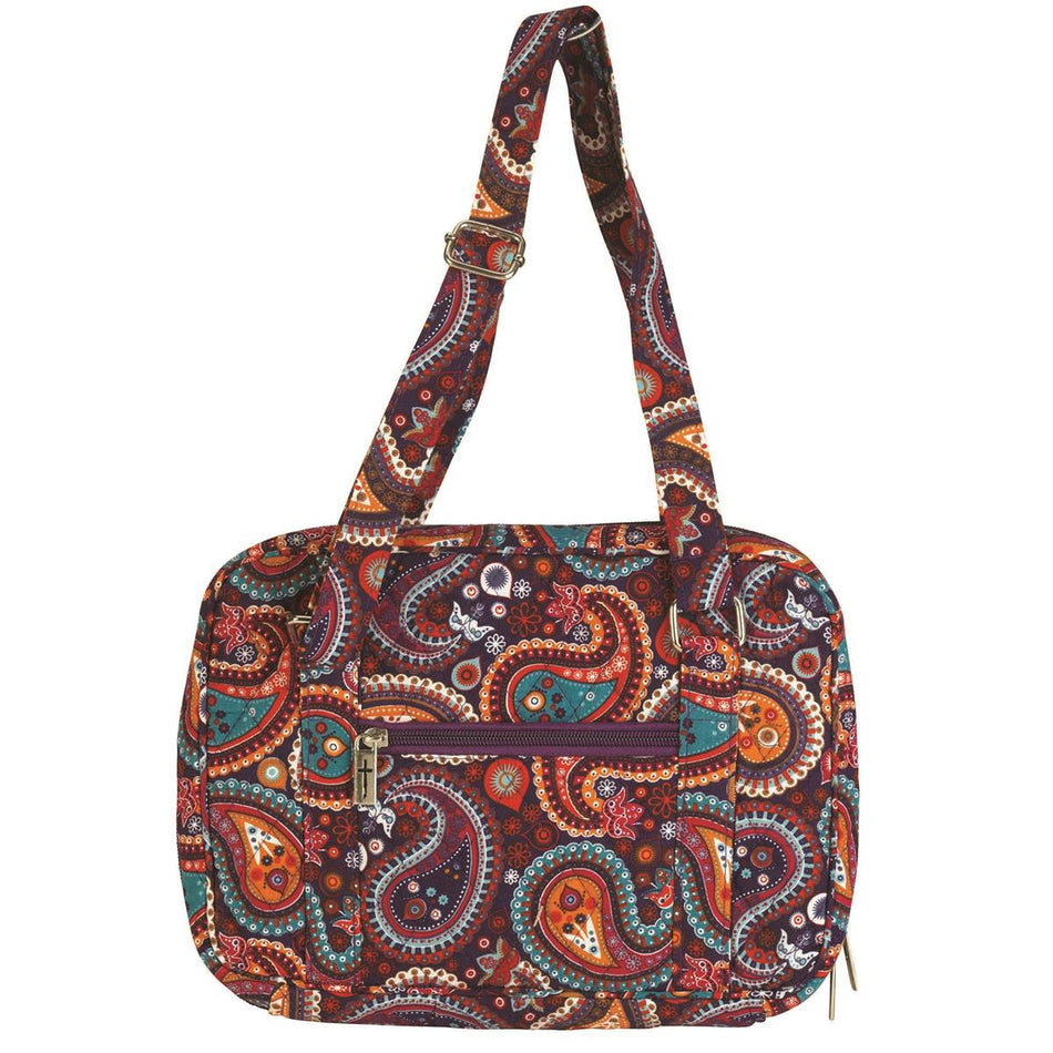 Bible Cover Paisley Quilted Large by Dicksons