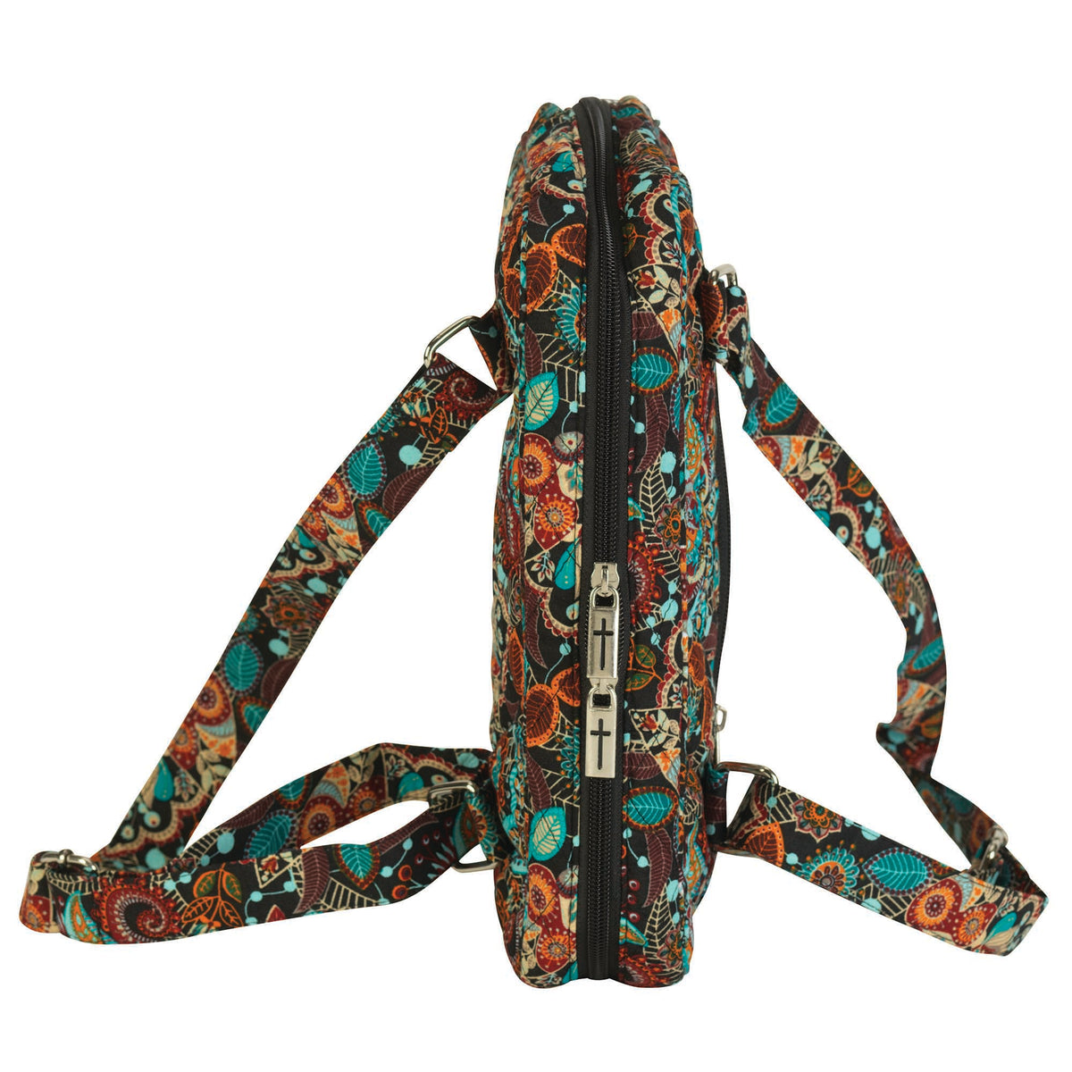 Bible Cover Brown Floral Large Print by Dicksons, product view 2