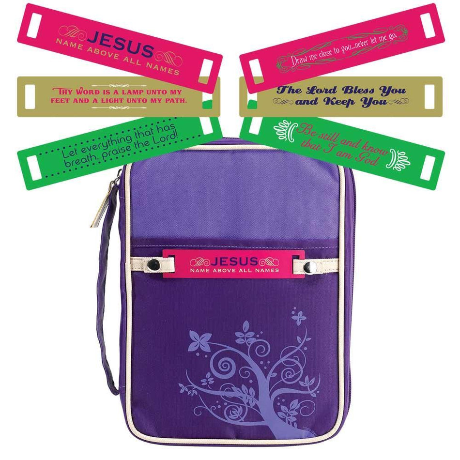 Purple Changeable Tag Bible Cover by Dicksons