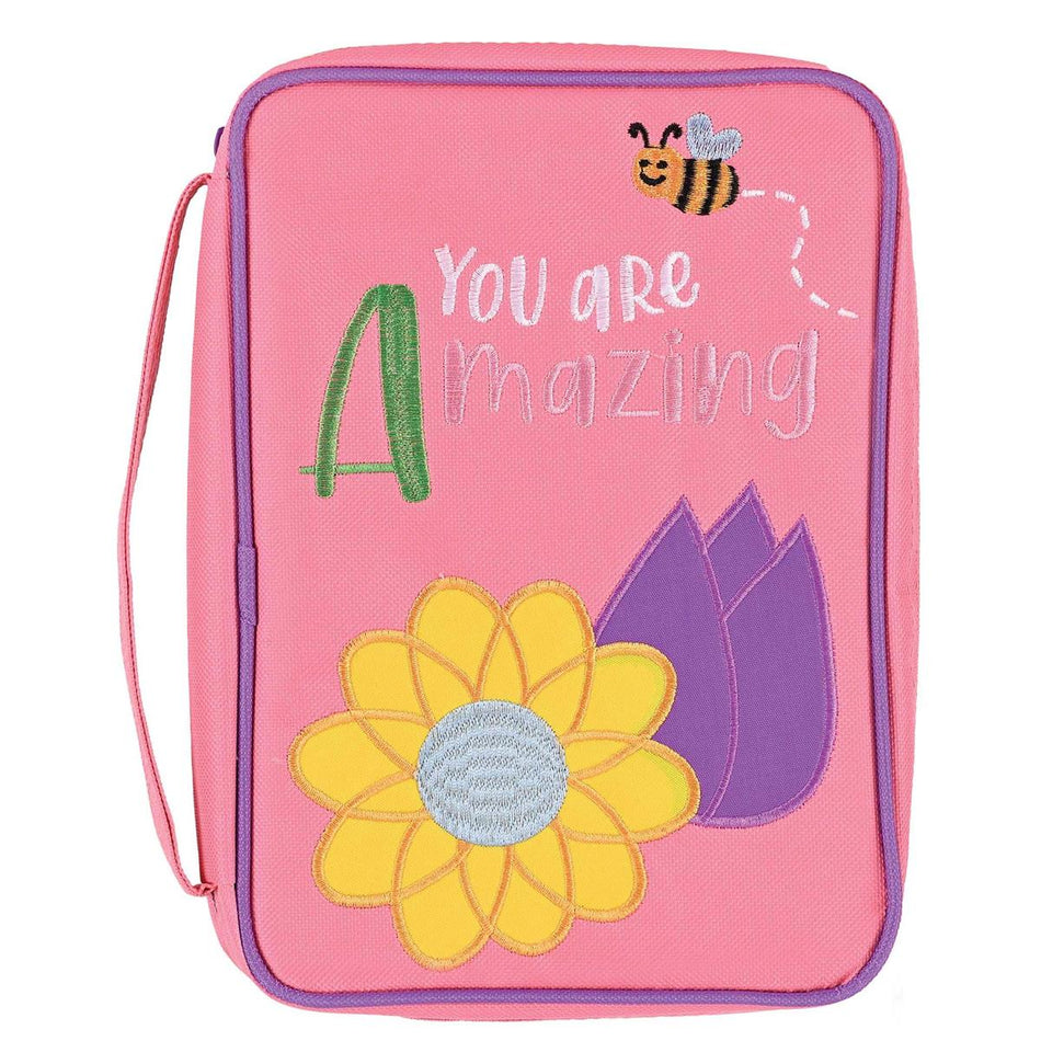 Kids Bible Cover Pink Bee You by Dicksons