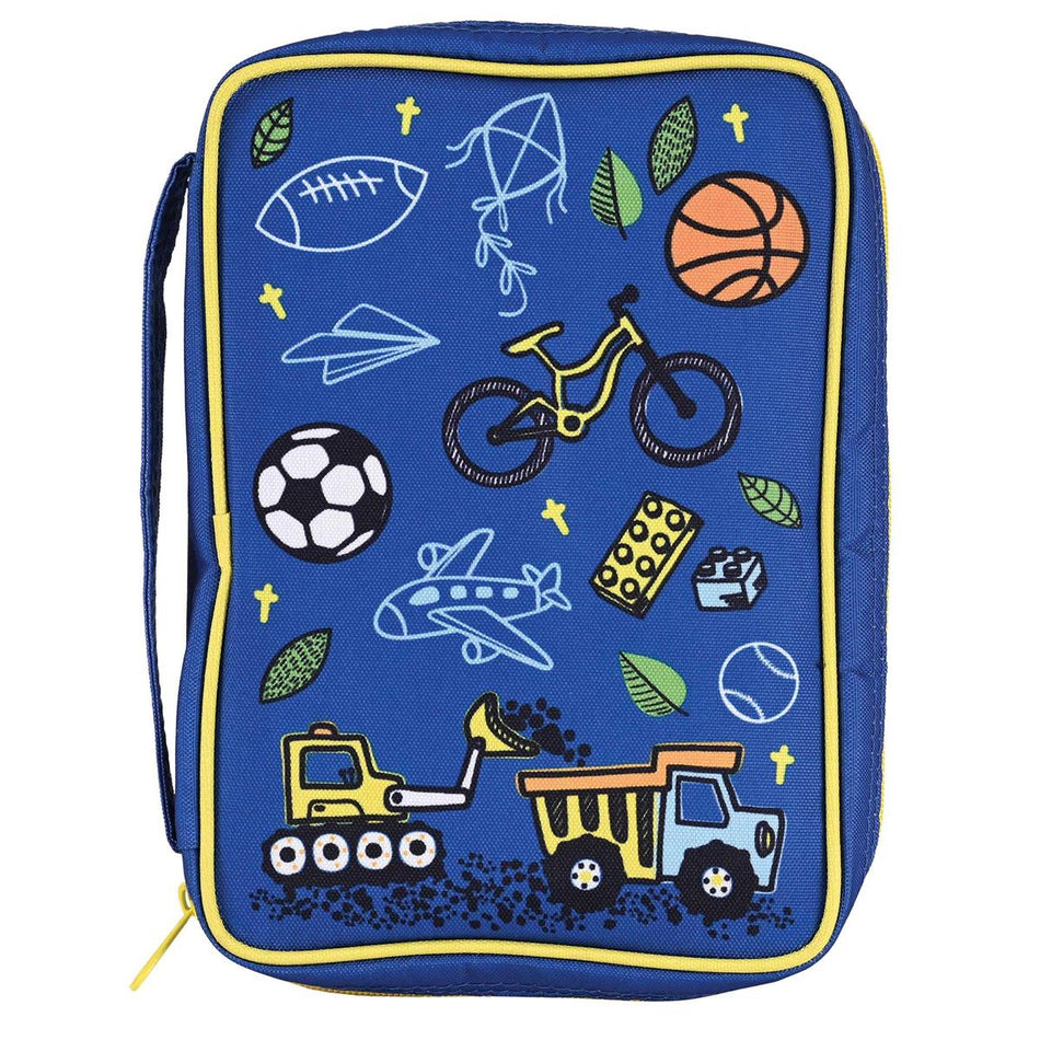 Kids Bible Cover Blue I Can Do All by Dicksons