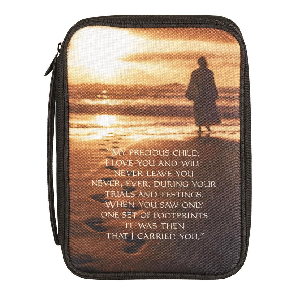 Footprints® Bible Cover Large Size by Dicksons