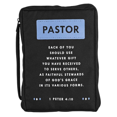 Bible Case Pastor Faithful Steward Large by Dicksons