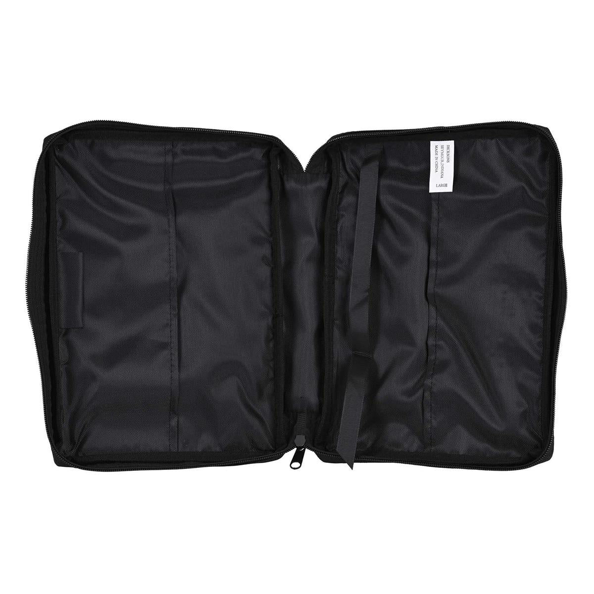 Decorative Zippered Men's Bible Cover Book Case with Carry Handle for Church (BCK-L1039) by Dicksons, product view 4