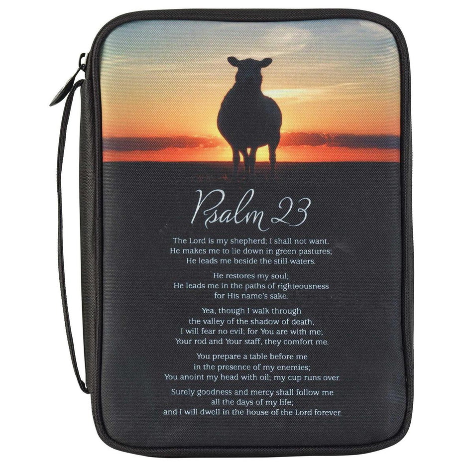 Bible Cover Psalm 23 Large Polyester by Dicksons
