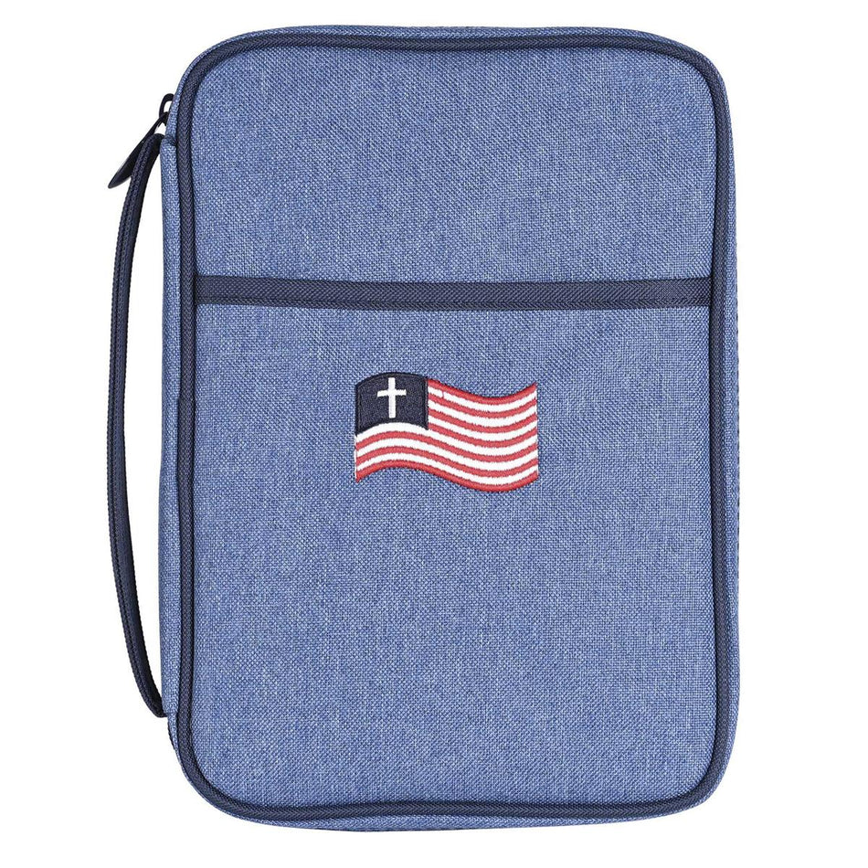 Bible Cover Denim Flag by Dicksons