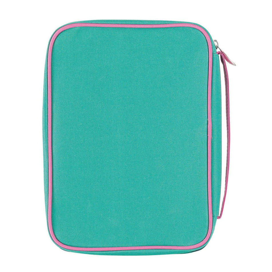 Llama Tell You About Jesus Pink Large Canvas Bible Cover with Handle by Dicksons, product view 2