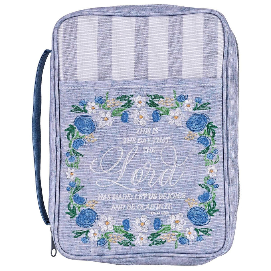 Bible Cover Floral The Day The Lord Large by Dicksons